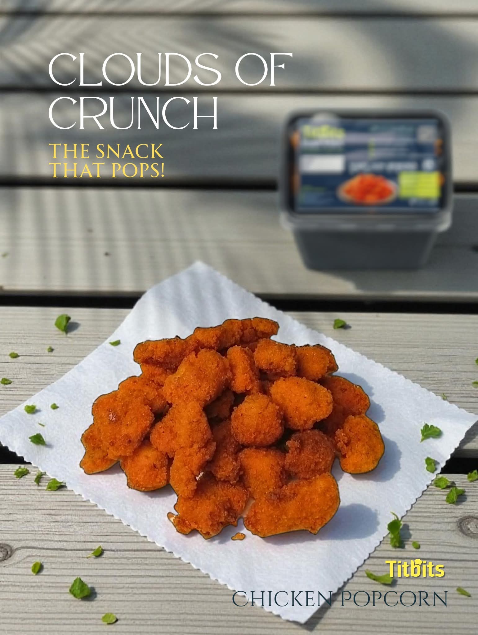 Titbits Chicken Popcorn 1 box